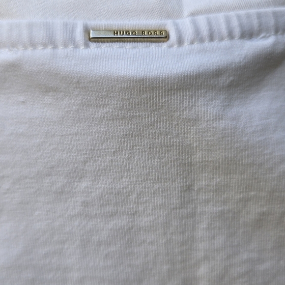 Hugo Boss Vanilla Scoop Neck 3/4 Sleeve Top - Picture 10 of 12